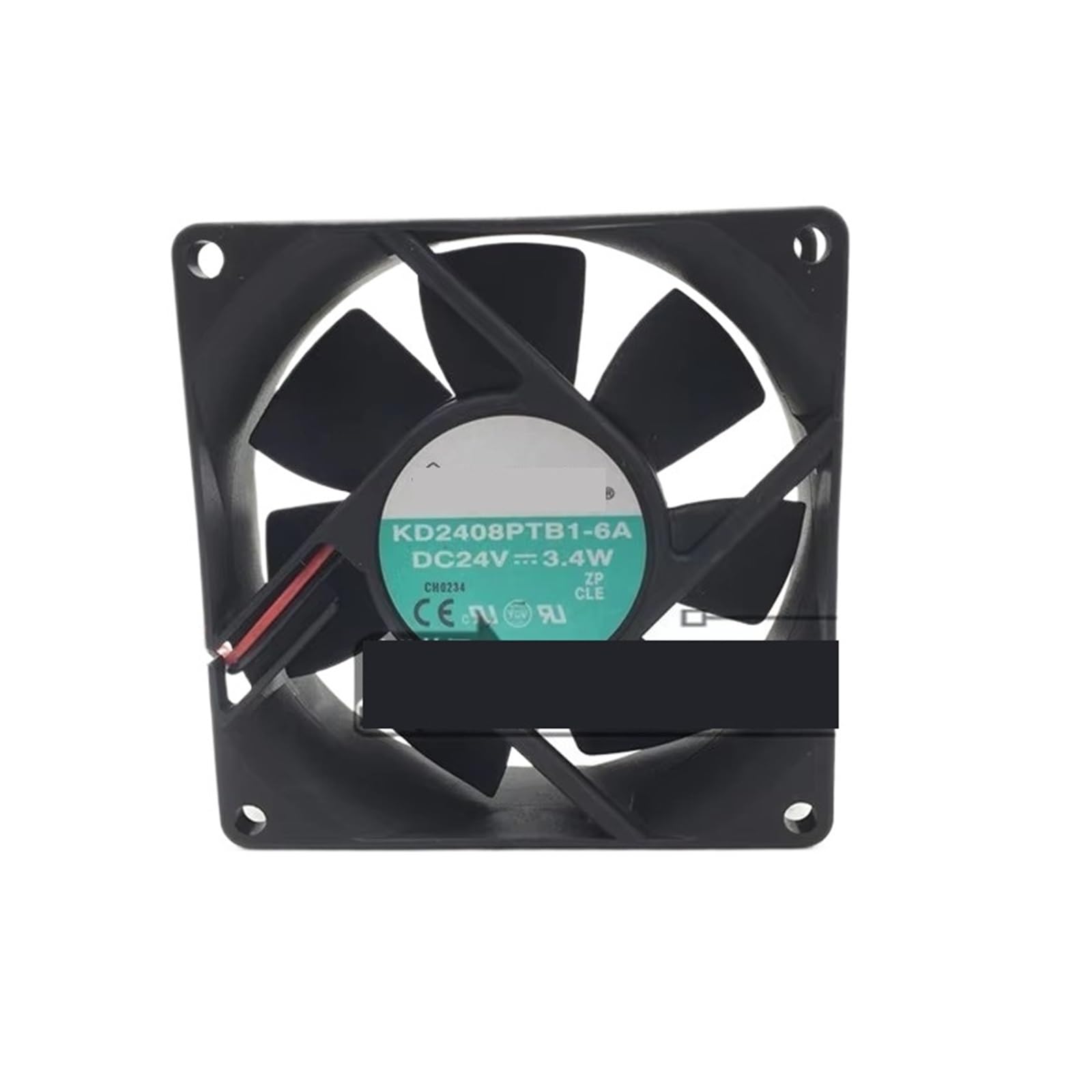CZVJUKBYP 80 * 25MM 8CM 24V 3.4W KD2408PTB1-6A Cooling Fan(2wire B1)