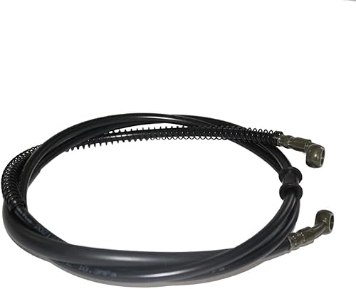 Vista 34 de PRO BAT Tubería de manguera de freno hidráulica trenzada para chino GY6 Scooter ATV Dirt Bike Go Kart 0.394 in Banjo extremos (39.4 pulgadas/39.4 in)