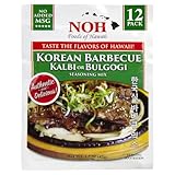 NOH Korean Barbecue (Kal Bi), 1.5-Ounce Packet, (Pack of 12)