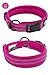 Creation Core Reflective Dog Collar with Ring Breathable Mesh Soft Padded Adjustable Nylon Pet Collar 0.8
