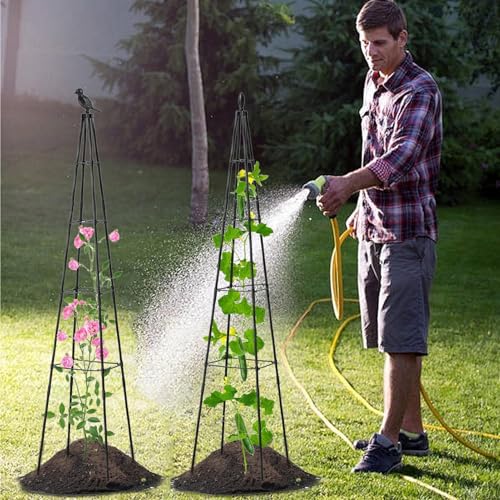 Treillis de jardin support plantes grimpantes tuteur potager - 3