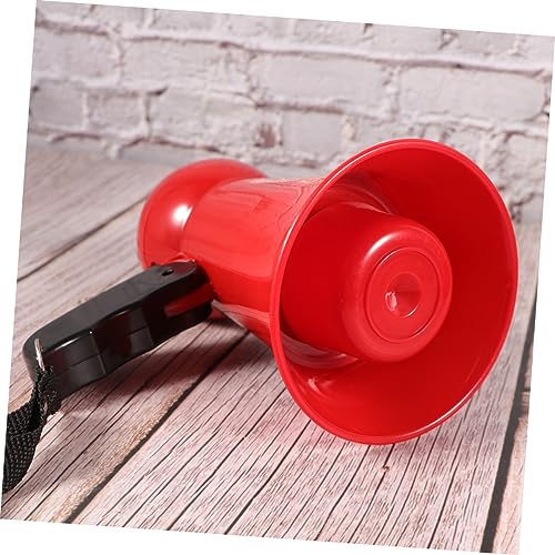 Toddmomy Megafone Criança Alto-Falante Brinquedo Vermelho Criança Cosplay
