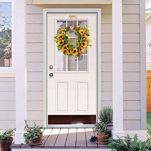 Galofay Self Adhesive Door Kick Plate 34 Inches Acrylic Decorative Plates Pets Scratches Protector For Stick On 36 Inches Doors, 1/10 Inch Thickness 6"X 34" Black #TOP4