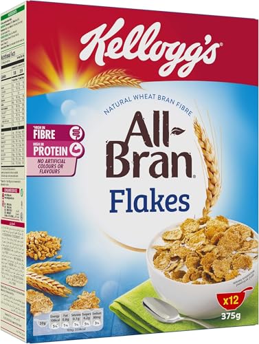 Kellogg's All-Bran Flakes 375g (Paquete de 8)
