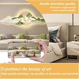Simple and modern LED illuminated decorative painting for living room,sofa background wall,and art,Wall with warm lights,suitable for,bedroom and office(B,150 * 50cm/59.1 * 19.7in)