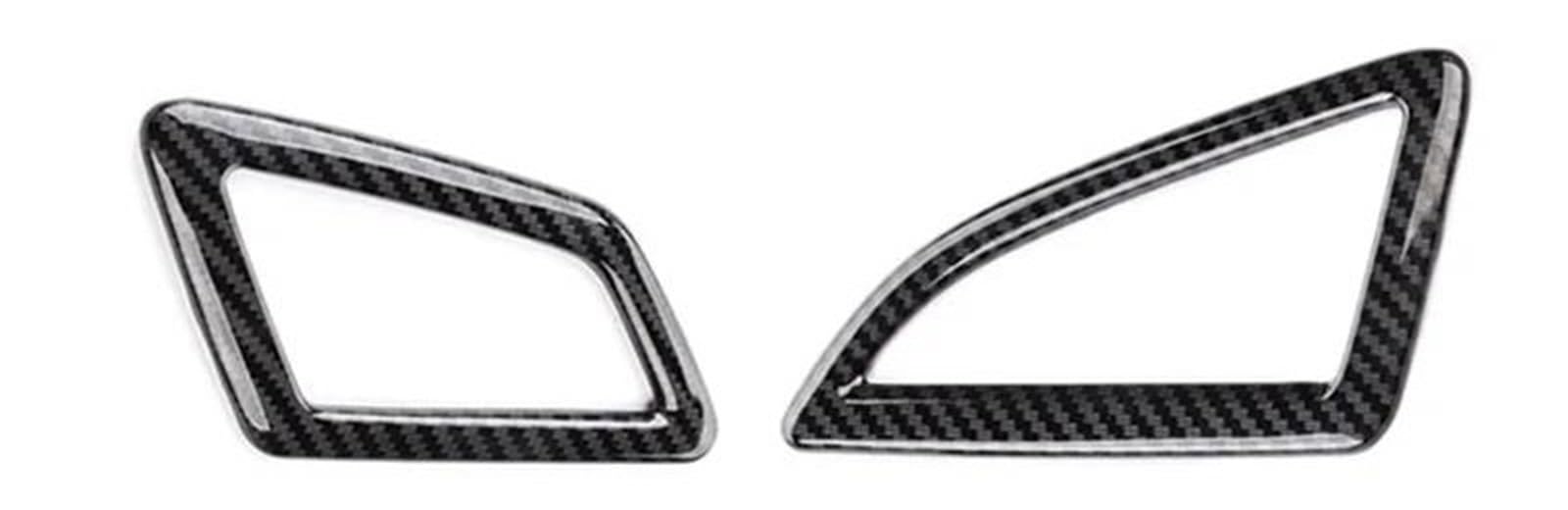 for Civic 10th Gen 2016 2017 2018 2019 2020 2021 Carbon Fiber Dash Air Outlet Vent Decorative Frame Stickers Car Interior Modified(Carbon LHD)
