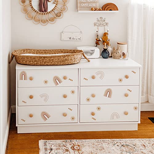Vinilo Decorativo Boho Rainbow Sun para Pared miniatura 3