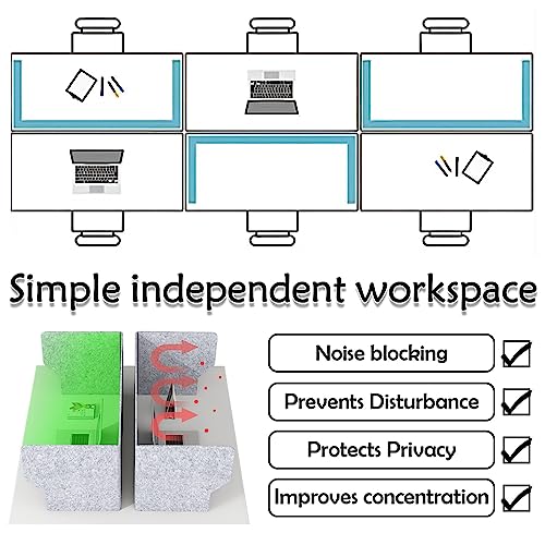 Séparateur de table de bureau pliable 60 cm lot de 2 écrans de protection école