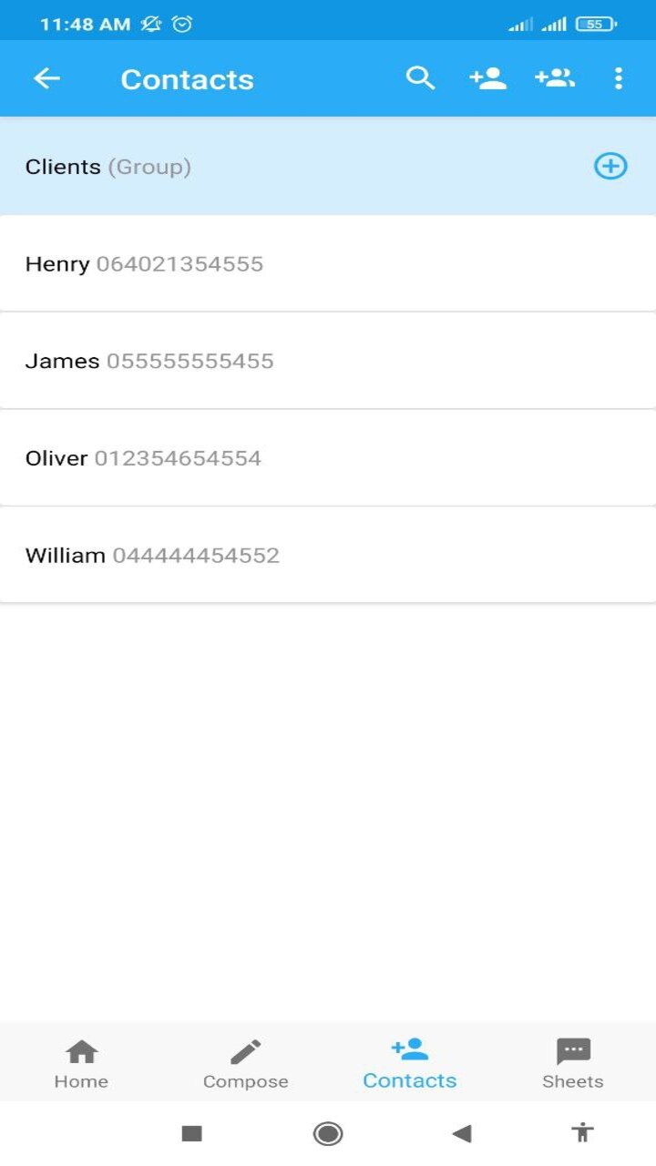 Bulk SMS Sender from Google for Android