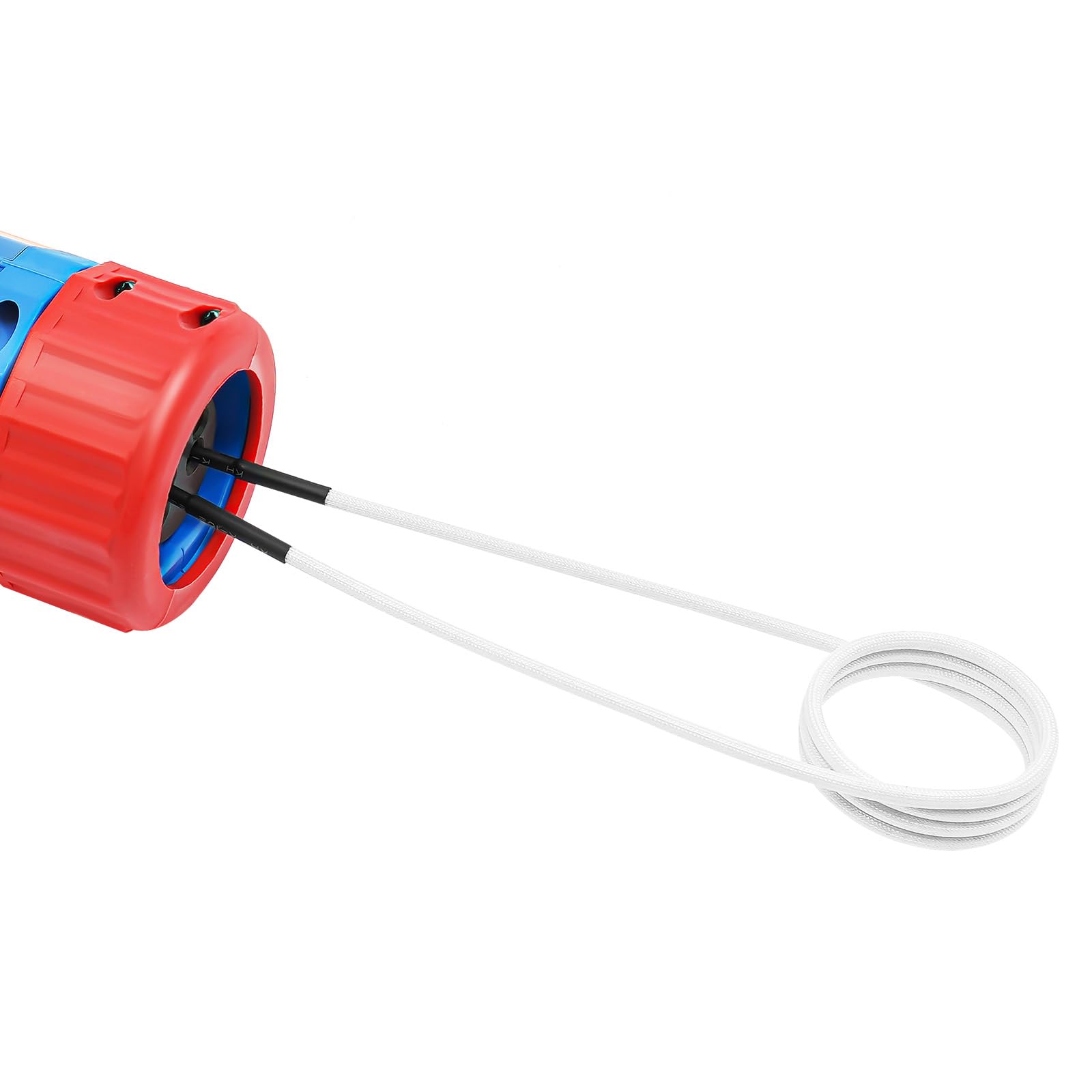Nagrzewnica indukcyjna 1100 W, magnetyczna nagrzewnica indukcyjna 220 V, wtyczka UE z 6 cewkami, 2 przewodami miedzianymi i walizką transportową, 800°C, na śruby, nakrętki i części samochodowe
