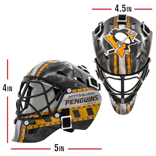 Franklin Sports NHL League Logo Pittsburgh Penguins Mini Goalie Mask - image 2