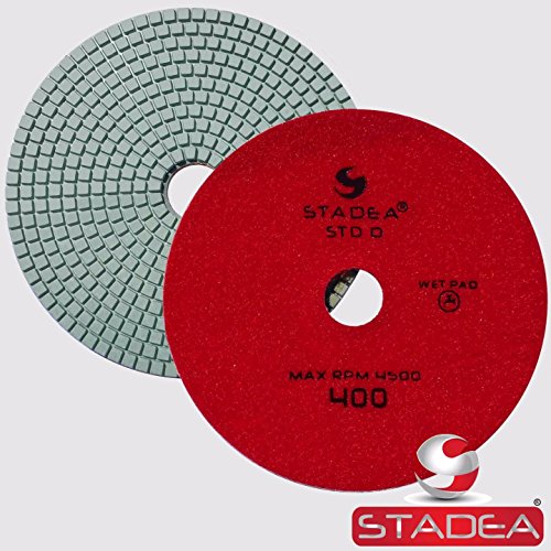 Stadea Ppw252B Diamond Polishing Pad 7 Inch Grit 100 For Marble Concrete Stones Terrazzo Granite Floor Polishing #TOP3