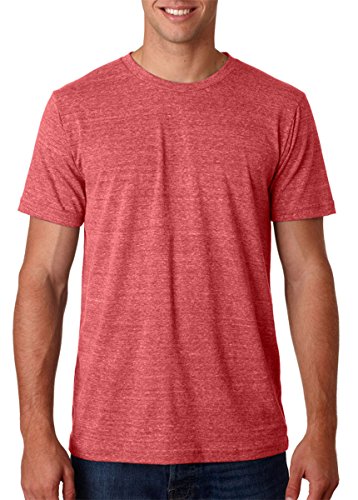 Bella+Canvas Perfect Tri-Blend Fashionable T-Shirt, Large, Red Triblend