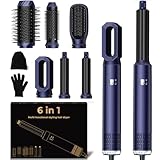 【Hairstyler Set All in One】Ce set de brosses à air chaud 6 en 1 comprend 6 têtes de brosse avec différentes fonctions pour réaliser une variété de coiffures lisses, bouclées et décoiffées, adaptées à la maison, aux mariages, aux voyages d'affaires et aux vacances. Vous pouvez réaliser de belles coiffures efficacement et économiser 50 % de votre temps.