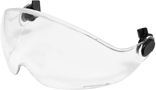 JORESTECH Protector integral retráctil deslizante para protección ocular montada en casco PPE (transparente)