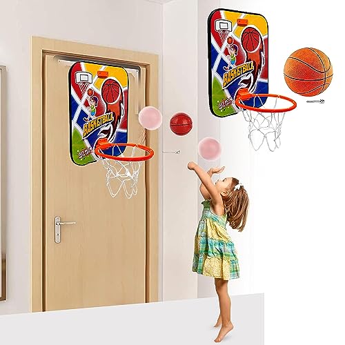 FunBlast Basketball - Wall Mount Adjustable Basket Ball Kit for Kids, Basketball Hoop for Boys & Girls, Indoor and Outdoor Games - Image 5