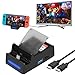 HEYSTOP Dock for Nintendo Switch with HDMI Wire, Nintendo Switch Dock Replacement 1080P Mini Charging Station with HDMI Cable, USB 3.0 high-Speed TV Docking Station with 4 Game Card Storage