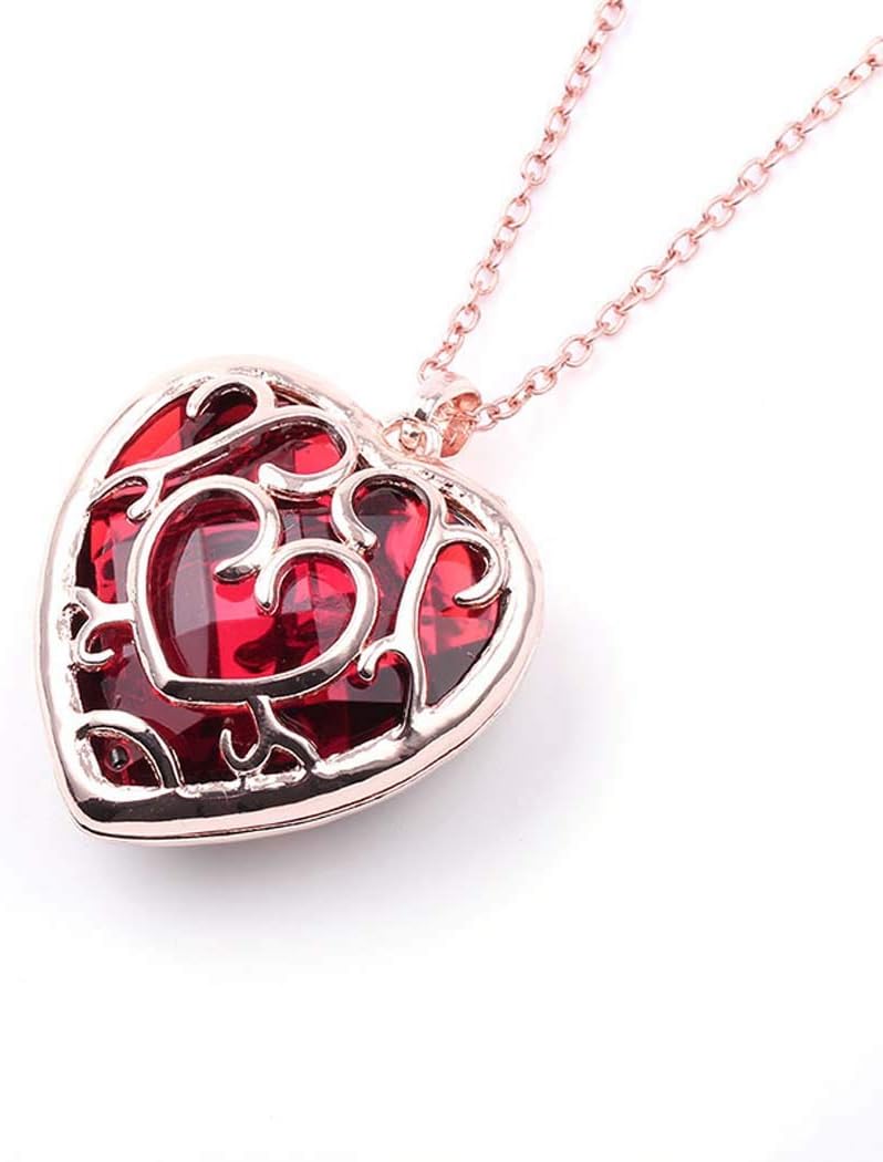 Feidiao Legend of Zelda Necklace Zelda Heart Metal Rope Chain Pendant Necklaces Jewellery Accessories Necklace Women