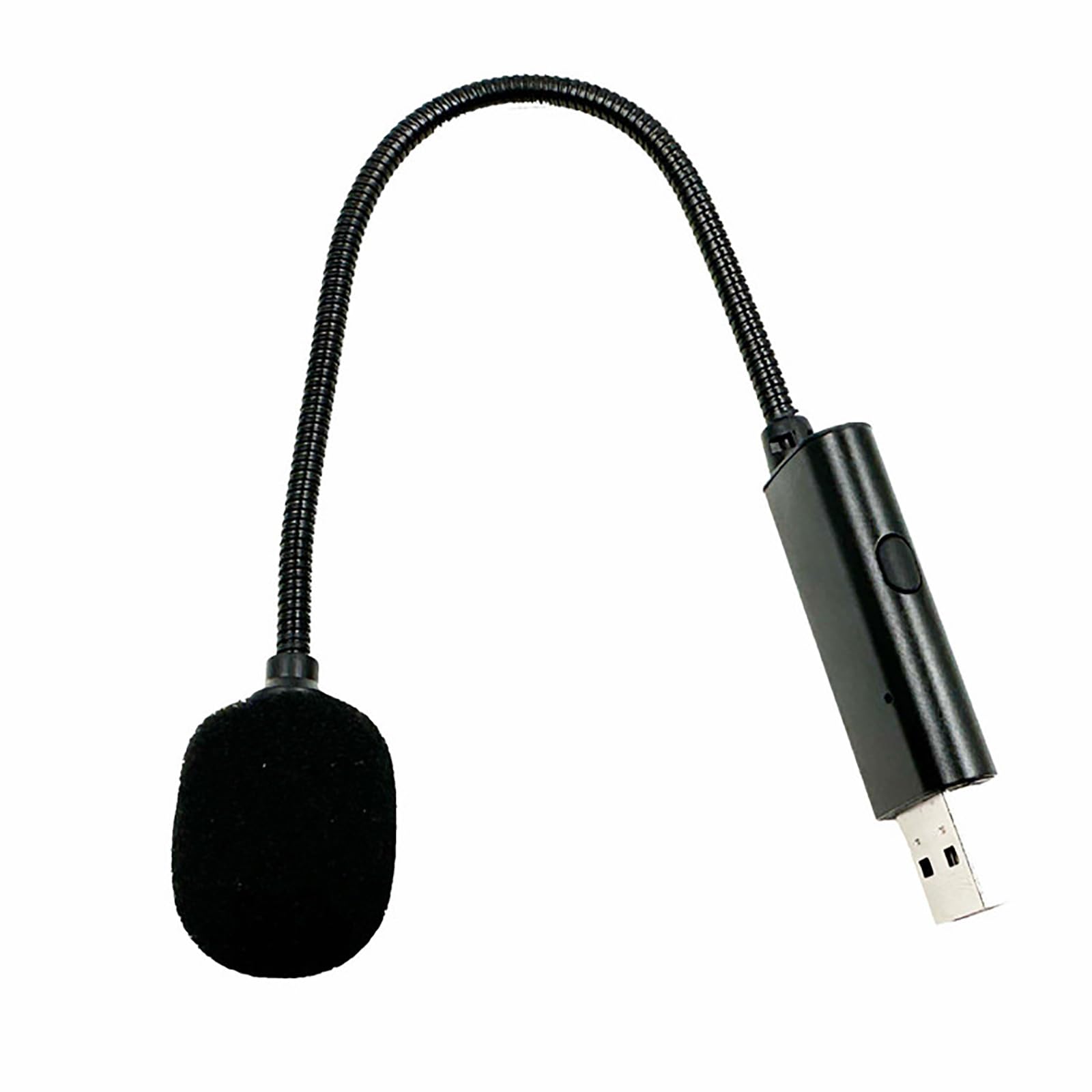 USB Microphone Omnidirectional USB Microphone for Games Laptop PC Microphone with Switchs
