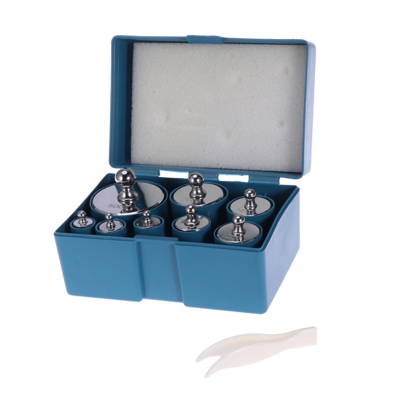 Hohopeti 10g Accurate Calibration Weights Chrome Steel for Scale Calibration Lab Science Education