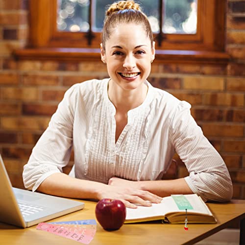 Teacher Bookmark Thank You Bookmark With Pendant Teachers Appreciation Gifts Thank You Gifts Page Markers Teacher Bookmark Graduation Gift For Teachers Party Favors School Classroom Reading (12) #TOP6