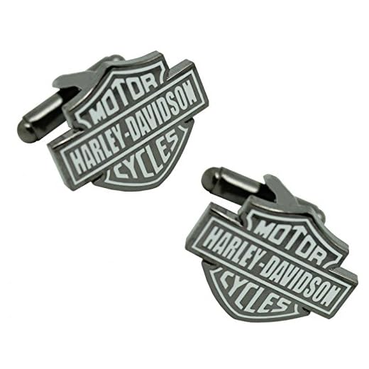 MasGemelos - Gemelos Harley Davidson Black Cufflinks