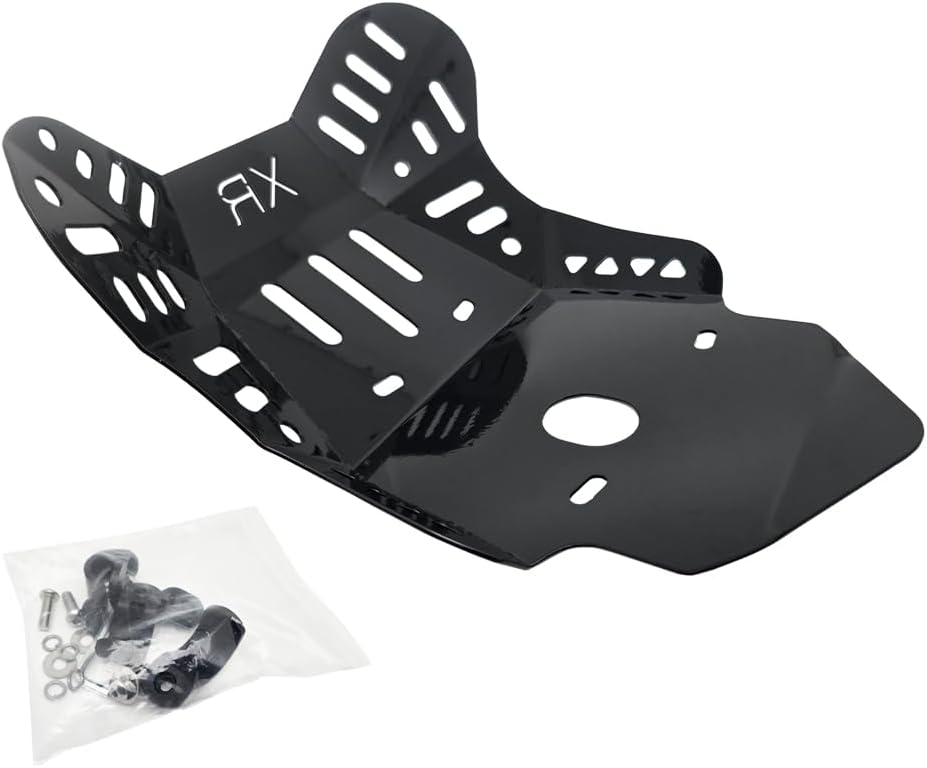 Skid Plate Compatible with Honda XR150 XR150L (Black)