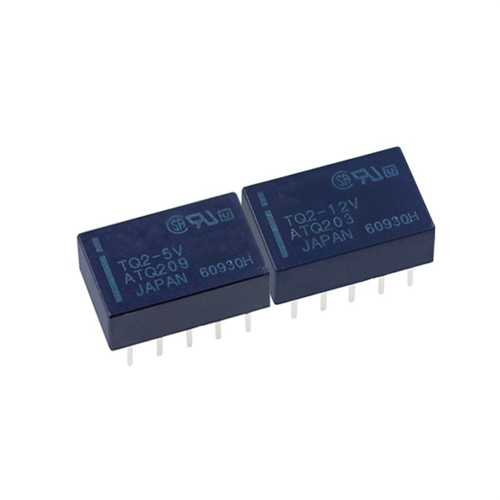 Relé de señal TQ2-L2-24V microelectrónico de 10 pines 24VDC para PCB 2