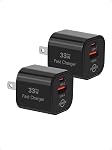 33W USB C Charger Block, Dual Port USB-C & USB-A Fast Charger, PPS Super Fast Charging, ETL Certified for iPhone 17/Air/16/15/14, Samsung Galaxy, Google Pixel, iPad, Compact Wall Charger