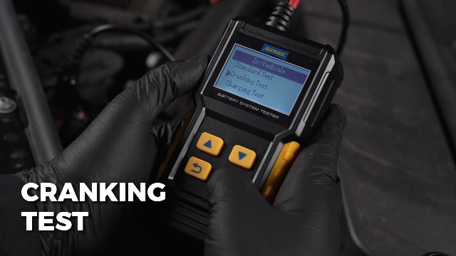 Image of Car Battery Tester 12V Battery Load Tester AUTOOL BT360 6V-30V DC Charging Cranking Test 100-2000 CCA Automotive Alternator Tester Digital Auto Battery Analyzer for Vehicle Truck Motorcycle SUV Boat