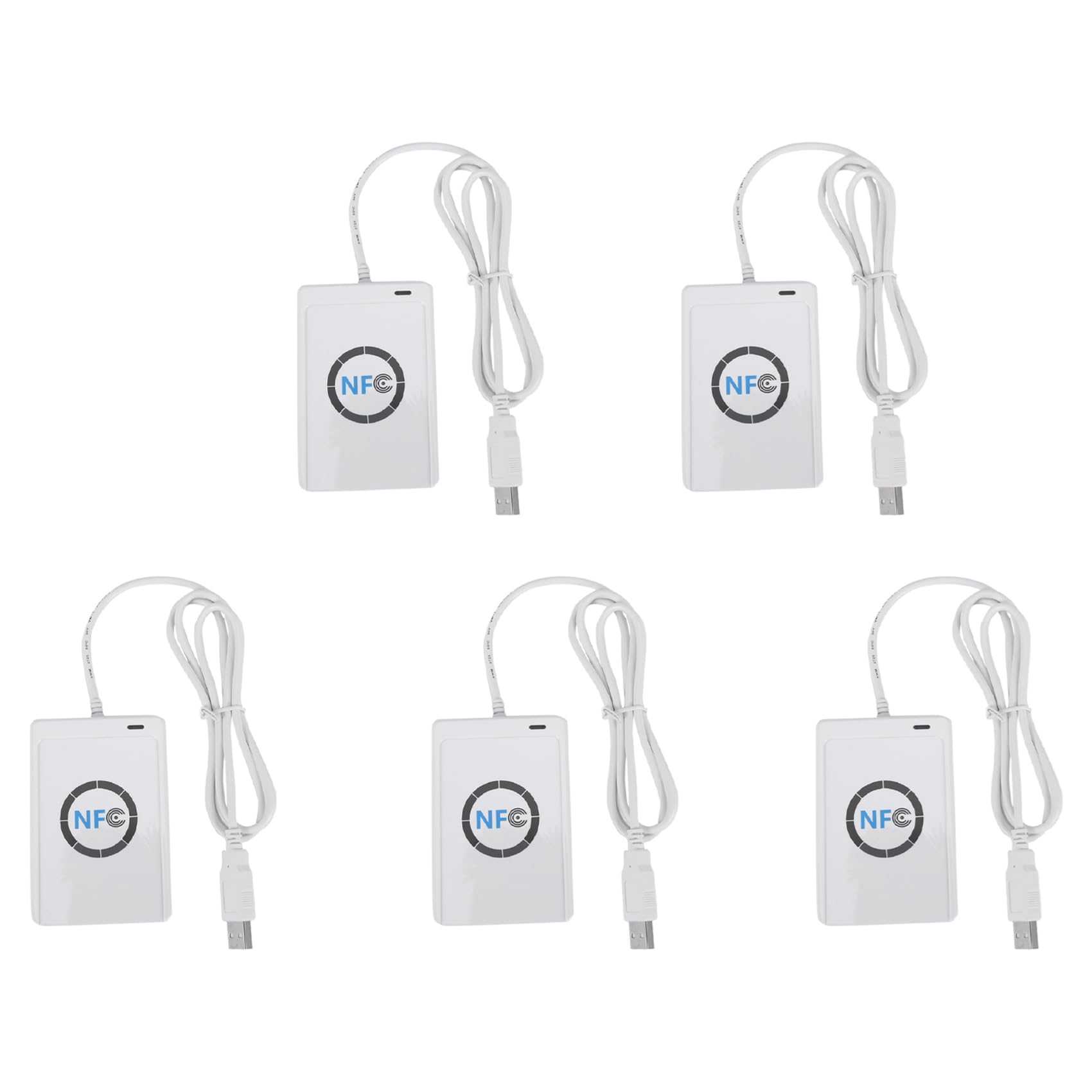 5X Lector de Tarjetas USB NFC y Escritor ACR122U-A9 China Lector de Tarjetas RFID Sin Contacto Lector InaláMbrico NFC de