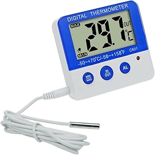 Frigorífico digital para frigorífico, temperatura y congelador, pantalla LCD °C/°F
