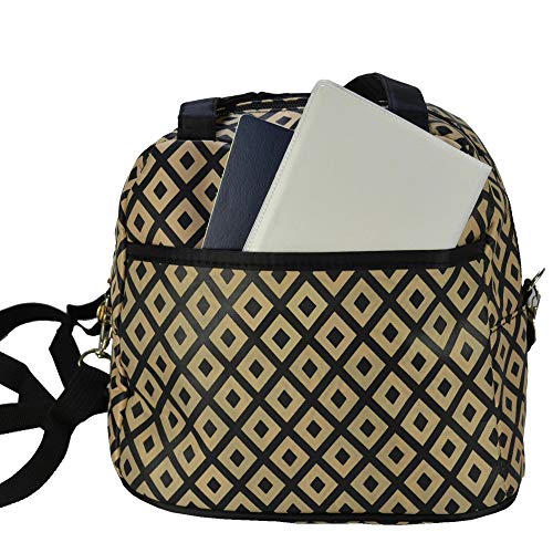 Necessaire Feminina Bolsa Térmica Preto Bege CBRN06205