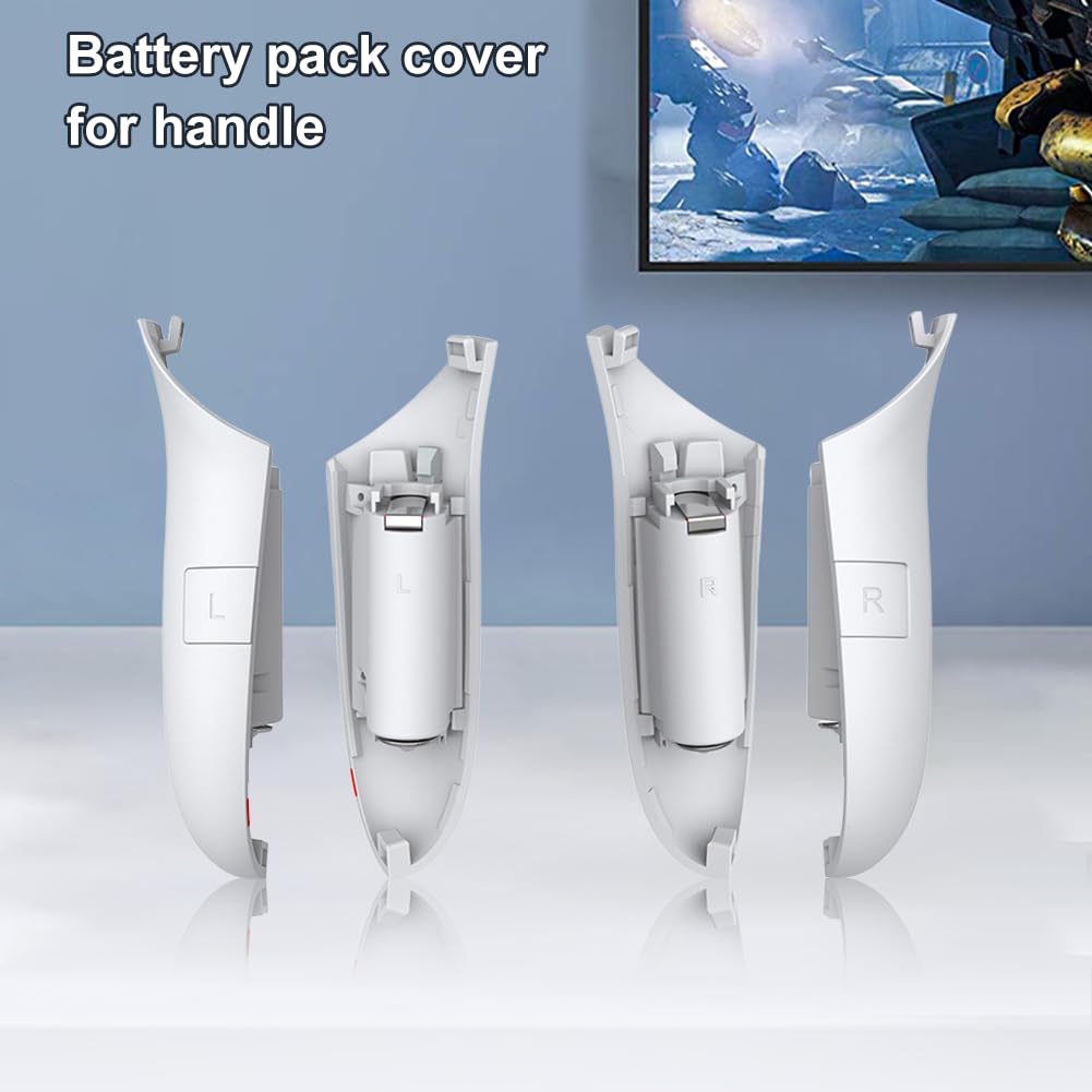 VR Controller Battery Pack Rechargeable Battery Cover for Meta Quest 3S/Quest 3