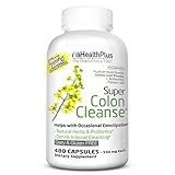 Health Plus Super Colon Cleanse: 10-Day Cleanse -Detox | 12 Cleanses, 480 Count (Pack of 1)