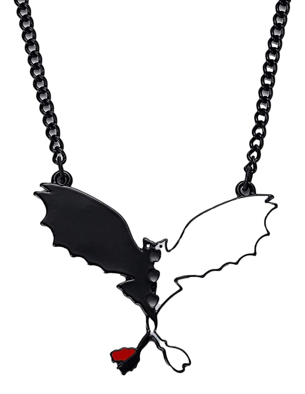 Cartoon King of Dragons Lovers Metal Charm Necklace