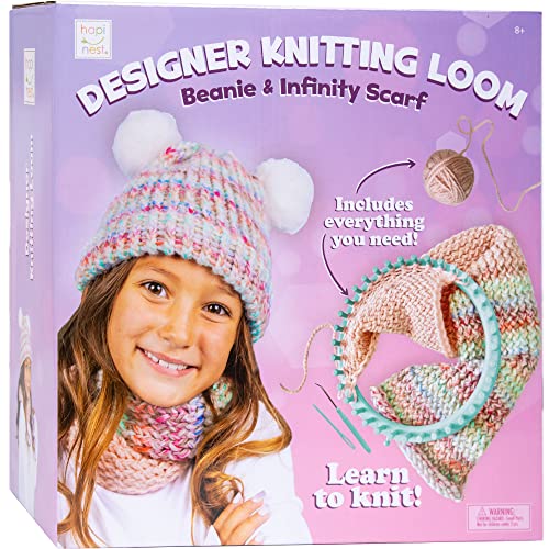 Hapinest 3992 Learn To Knit Hat & Scarf Knitting Loom Kit thumb #2