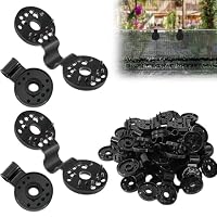 Shade Cloth Clips, Planenclips, 50 Stück Kunststoff Clips für Schutztuch, Kunststoffclips Sonnensegel Befestigung, Befestigungsclips Multifunktionale für Sonnenschutznetze, Schutztuch, Sonnensegel