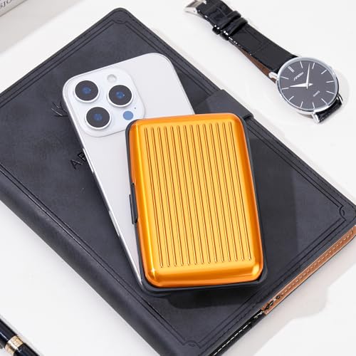 Image of Women Credit Cards Holder,RFID Blocking Protection Aluminum Metal Wallet for Men Women Business Card Holder