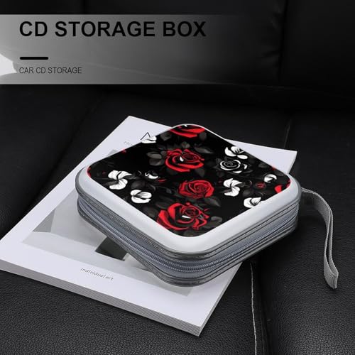 Étui pour CD et range DVD noir 40 disques pour maison et auto - 5