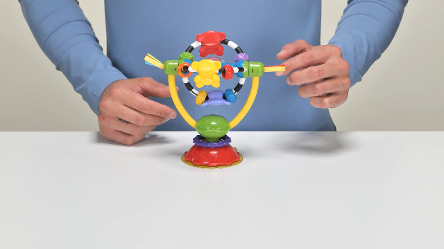 Playgro Swivel Rattle with Suction Cup, for Table and High