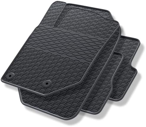 ELMASLINE Set di tappetini in gomma 3D e vasca per bagagliaio per Renault TWINGO elettrico a partire dal 2020 Z.E. | Accessori tappetini per bagagliaio