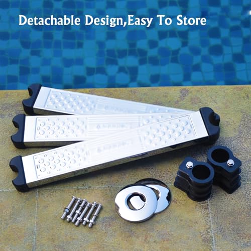 Escalera para piscina inoxidable de 2/3 peldaños miniatura 5