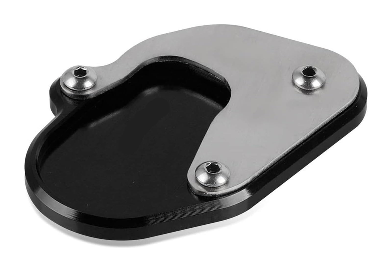 Seitenständer Plattenpolster Für F750 GS F 750 GS F850 GS F 850 ​​GS 2017-2021 Motorrad-Seitenständer Vergrößern Kickstand Support Zubehör Vergrößerungspad(Black a)