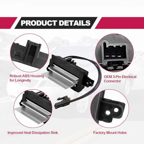 AC Blower Motor Resistor Heater Blower Control Module Compatible with ...