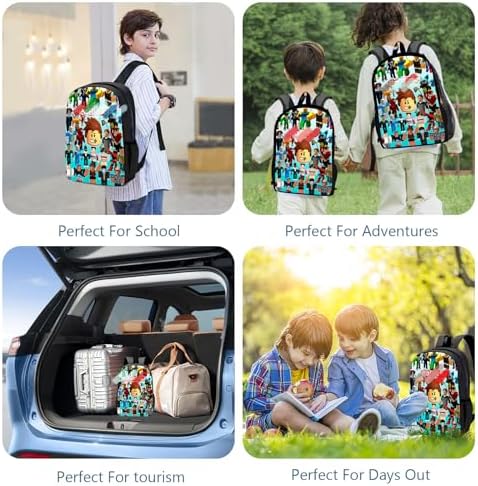 Robo Lox Backpack for Nursery, Cartoon Backpack for Girls and Boys from 4-12 Years, 36 cm x 24 cm x 11 cm, The Perfect Gift