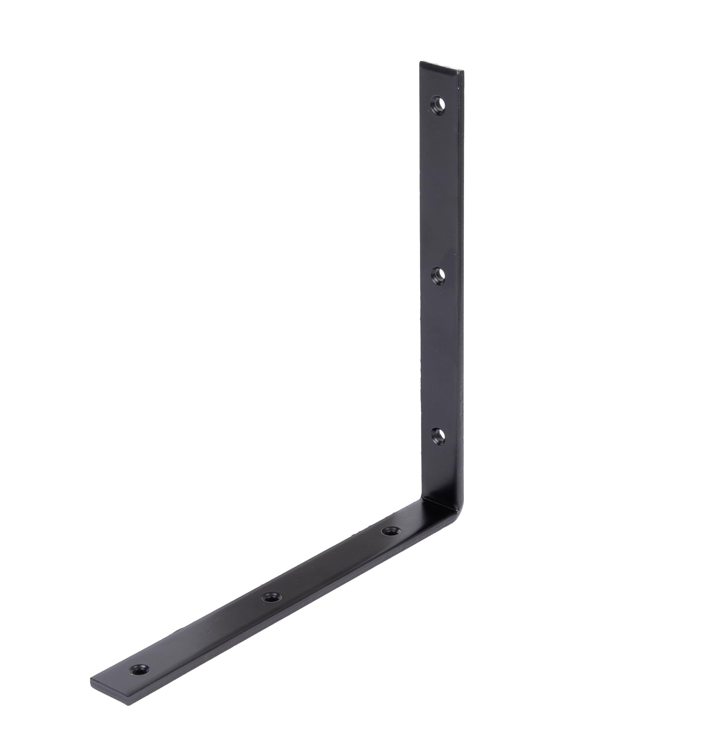 Alberts 824969 Balkenwinkel - schwarz - kunststoffbeschichtet - 250 x 250 x 26 x 6 mm | 15er Set