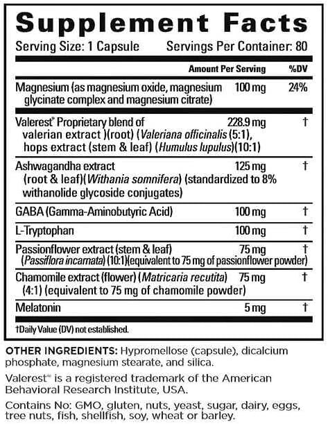 Miniatura 4 de Relaxium - Ayuda para dormir, natural que no forma hábito, suplemento para dormir desarrollado para apoyar un sueño más largo (80 cápsulas)