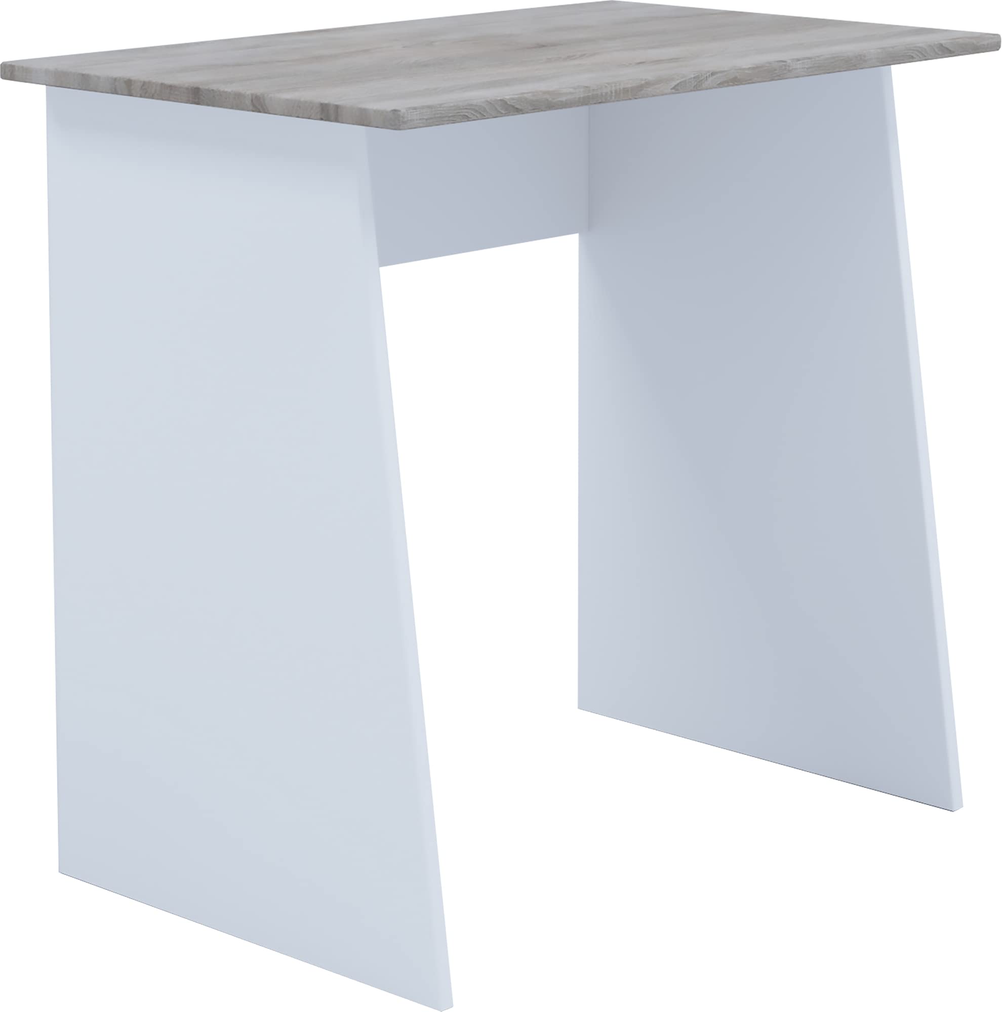 Escritorio En Madera Centro De Trabajo Multifuncional Siena-Blanco