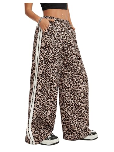 じゅじゅbeeden LEOPARD PANTS Amazon.com: SHENHE Girl's Y2k Leopard Print Pants Wide Leg